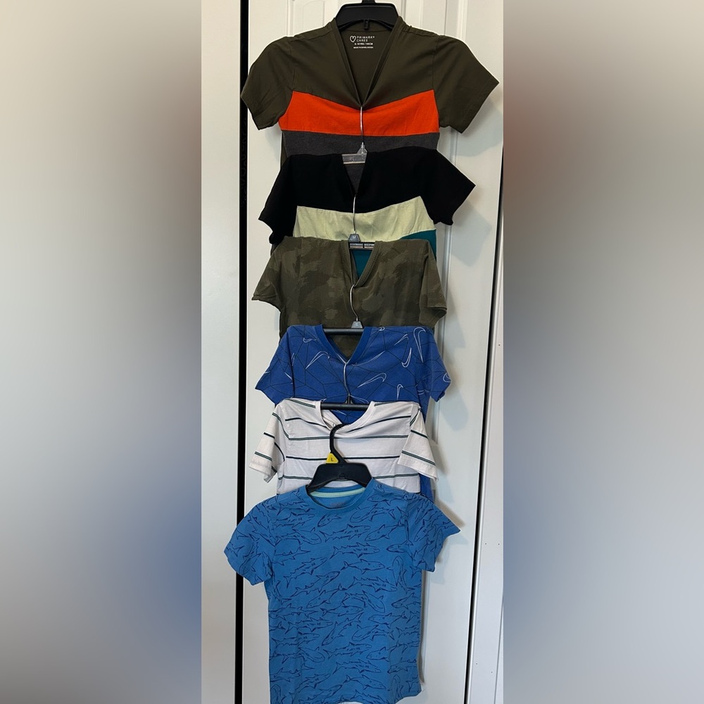 6 shirts Primark boy’sShirt 100% cotton, size 8 like new!!